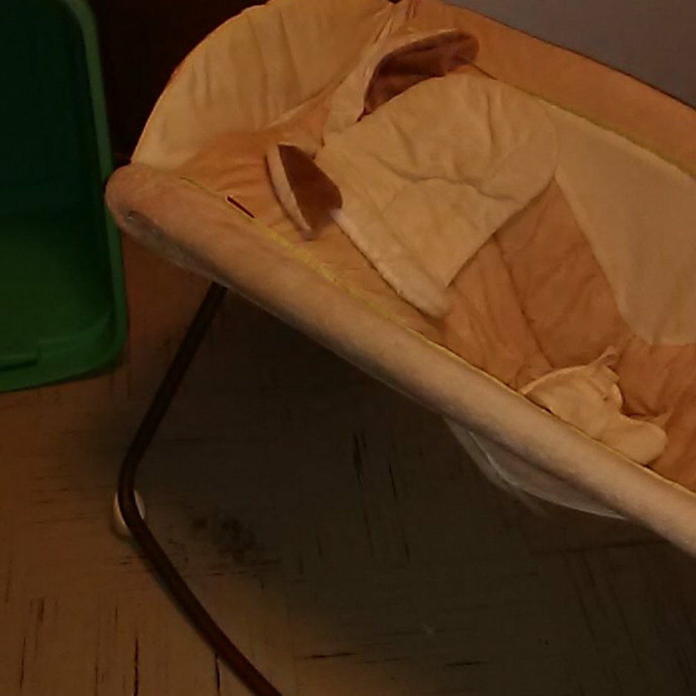 Fisher Price foldable easy rock bassinet